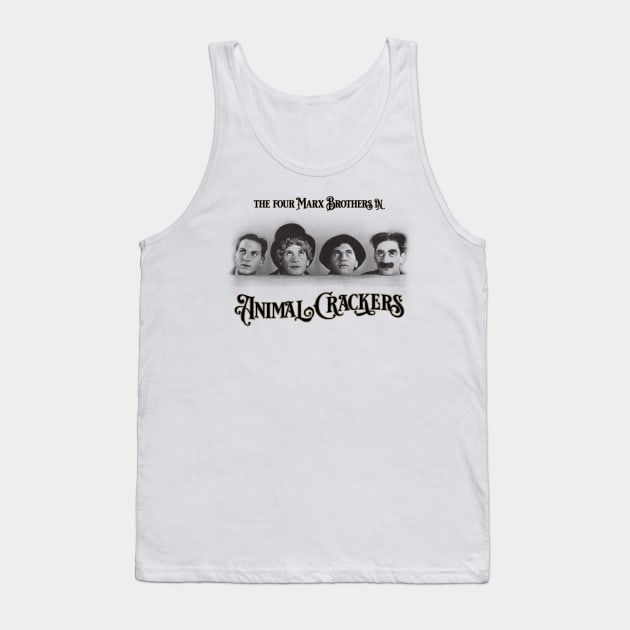 The 4 Marx Brothers in Animal Crackers Tank Top by SpruceTavern